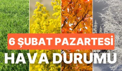 6 Ocak Pazartesi Hava Durumu Nasıl? Kar Yağmaya Devam Edecek mi? Bugün Hava Nasıl Olacak?