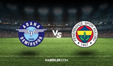 Adana Demirspor Fenerbahçe ilk 11’ler belli oldu mu? Adana Demirspor Fenerbahçe muhtemel 11’ler, kadrolar!