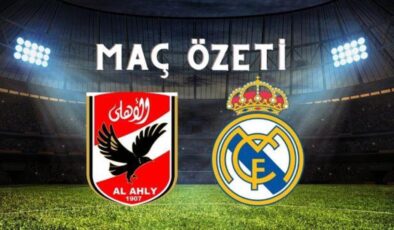 Al Ahly – Real Madrid maç özeti! (VİDEO) Al Ahly maçı özeti izle! Al Ahly Real Madrid maçı kaç kaç bitti?