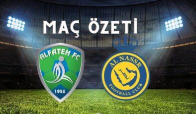 Al Fateh – Al Nassr maç özeti! (VİDEO) Al Fateh maçı özeti izle! Al Fateh Al Nassr maçı kaç kaç bitti?