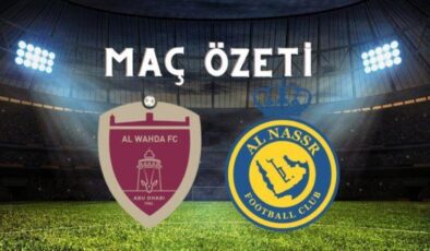 Al Wahda – Al Nassr maç özeti! (VİDEO) Al Wahda maçı özeti izle! Al Wahda Al Nassr maçı kaç kaç bitti?