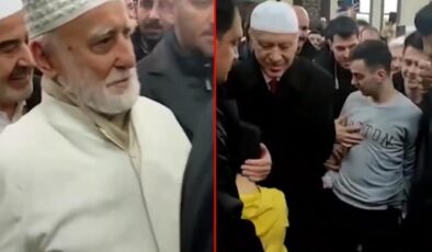 Bahçeli’nin zincir market tartışmasına katılmıştı! BİM kurucusu, cemaat lideri Topbaş, Erdoğan’la Cuma namazı kıldı