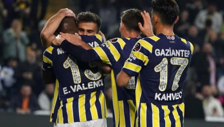 Deprem felaketi nedeniyle ara verilen Süper Lig’in açılış maçında Fenerbahçe, Konyaspor’u 4-0 mağlup etti