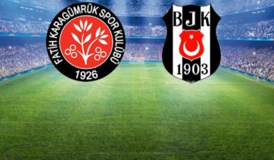 Fatih Karagümrük – Beşiktaş maçı kaç kaç, golleri kim attı? 31 Ocak Fatih Karagümrük – Beşiktaş maçının gollerini kim attı, maç kaç kaç bitti?