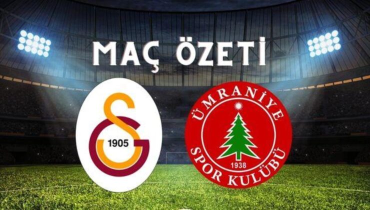 Galatasaray – Ümraniyespor maç özeti! (VİDEO) Galatasaray maçı özeti izle! Galatasaray Ümraniyespor maçı kaç kaç bitti?