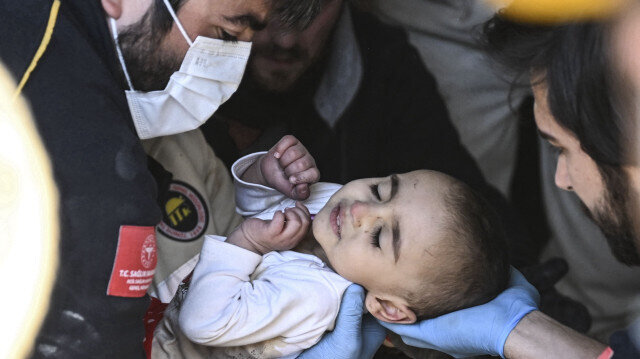 Hoş geldin Aliye bebek: Depremin 133’üncü saatinde enkaz altından kurtarıldı