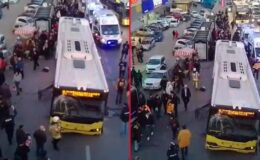 İETT otobüsü Bahçelievler’de durağa daldı! Yaralılar var