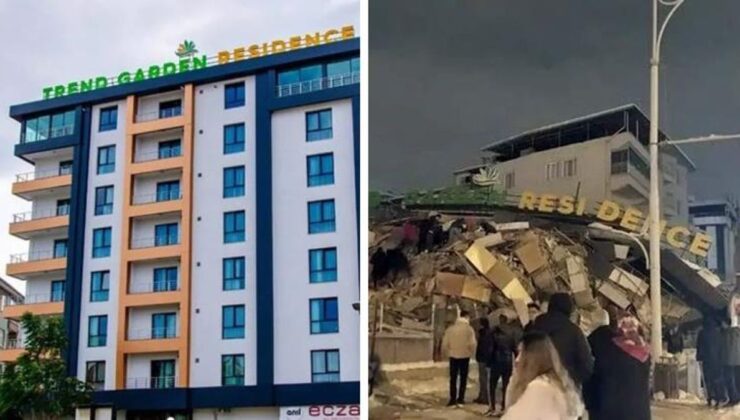 İsyan ettiren görüntü! Rezidans depremde kağıt gibi katlandı