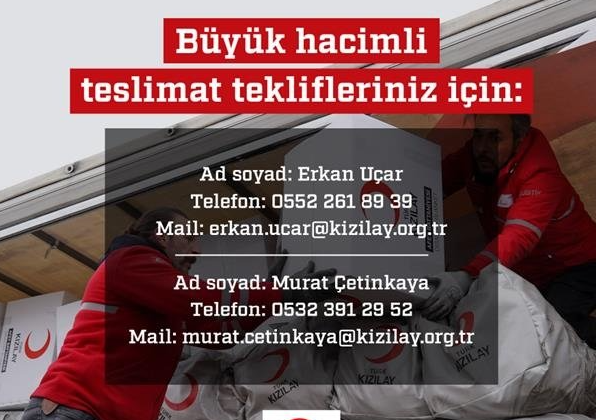 Kızılay Başkanı Kerem Kınık, ihtiyaç malzemelerini paylaştı, iş adamlarına seslendi!