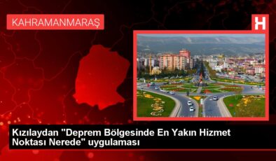 Kızılaydan “Deprem Bölgesinde En Yakın Hizmet Noktası Nerede” uygulaması