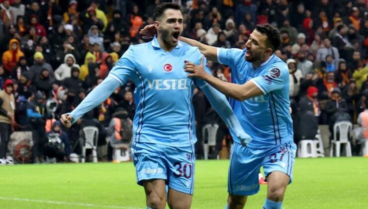 Maxi Gomez, Trabzonspor’un Süper Lig tarihinde Galatasaray’a attığı en erken golü kaydetti