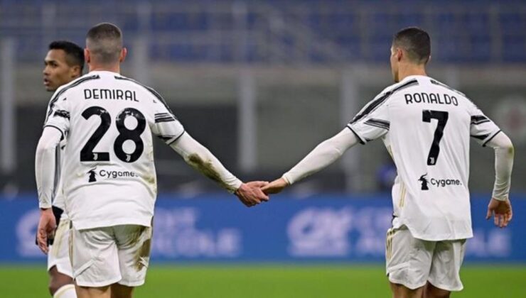 Merih Demiral’dan anlamlı hareket! Cristiano Ronaldo ve Bonucci’den Türkiye’ye destek