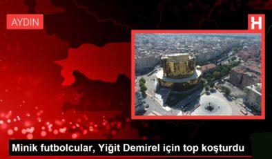 Minik futbolcular, Yiğit Demirel için top koşturdu