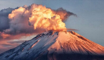 Popocatepetl Yanardağı’nda son 24 saatte 7 patlama meydana geldi