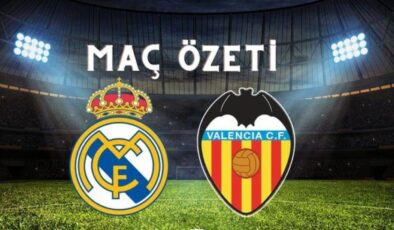 Real Madrid – Valencia maç özeti! (VİDEO) Real Madrid maçı özeti izle! Real Madrid Valencia maçı kaç kaç bitti?