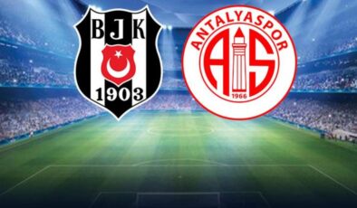 Şenol Güneş’ten sürpriz tercih! Beşiktaş-Antalyaspor maçı başladı