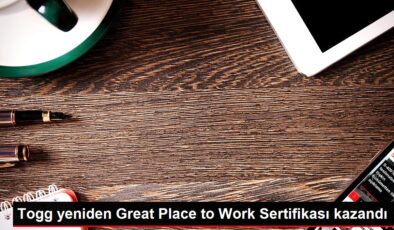 Togg yeniden Great Place to Work Sertifikası kazandı