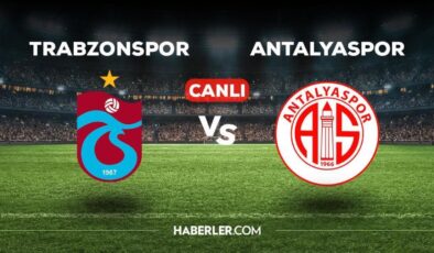 Trabzonspor- Antalyaspor maçı ne zaman, saat kaçta? Trabzonspor-Antalyaspor maçı hangi kanaldan yayınlanacak? Trabzonspor-Antalyaspor maçı hakemi kim?