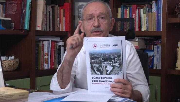 Yeni bir video paylaşan Kılıçdaroğlu, AFAD raporunu göstererek vatandaşlara seslendi: Şimdi ben nasıl susayım?