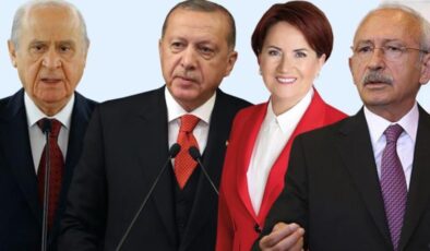 11 genel seçim anketinin ortalaması! Yüzde 7’lik seçim barajını 4 parti geçebiliyor