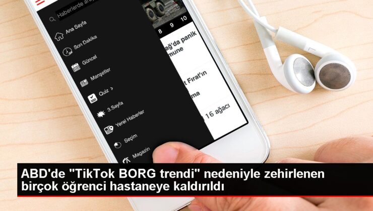 ABD’de “TikTok BORG trendi” nedeniyle zehirlenen birçok öğrenci hastaneye kaldırıldı