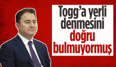 Ali Babacan: Togg’a yerli denmesine taraftar değilim