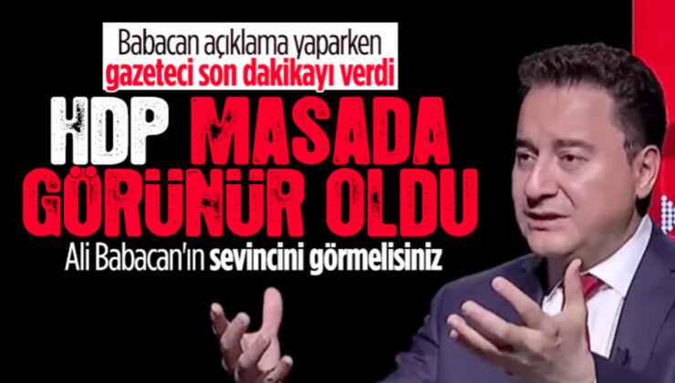 Ali Babacan’ı sevindiren son dakika haberi! HDP’nin Cumhurbaşkanı adayı çıkarmama kararını olumlu karşıladı