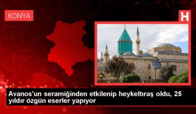 Avanos’un seramiğinden etkilenip heykeltıraş oldu, 25 yıldır özgün eserler yapıyor