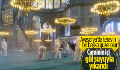 Ayasofya’da Ramazan temizliği