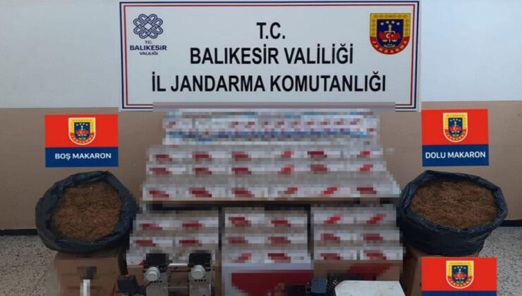 Balıkesir’de operasyon! Kaçak tütüne el konuldu