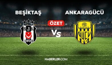 Beşiktaş Ankaragücü maç özeti! (VİDEO) Beşiktaş Ankaragücü maçı özeti izle! Beşiktaş Ankaragücü maçı kaç kaç bitti?