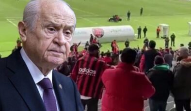 Beşiktaş’ı bırakıp Karagümrüklü olan Devlet Bahçeli’ye yeni takımının taraftarından tezahürat