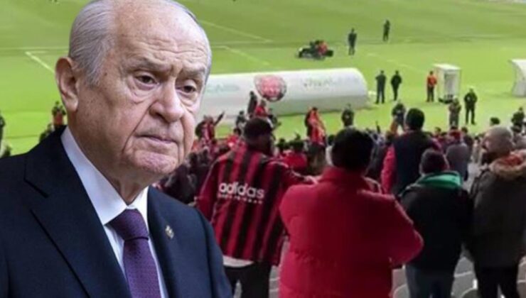 Beşiktaş’ı bırakıp Karagümrüklü olan Devlet Bahçeli’ye yeni takımının taraftarından tezahürat