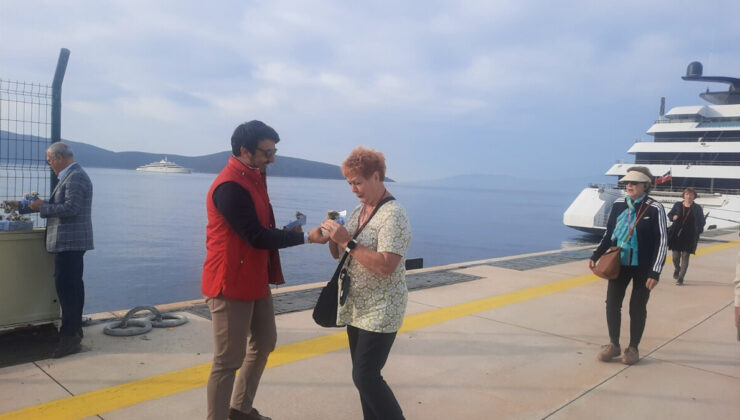 Bodrum’a sezonun ilk kruvaziyeri yanaştı