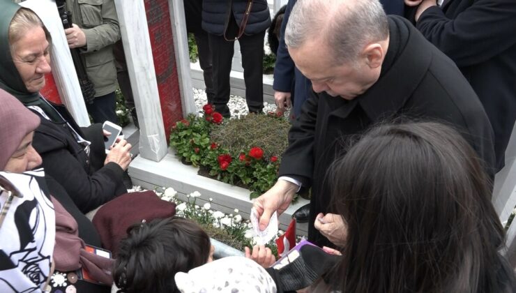 Çanakkale’de minik Poyraz’a Cumhurbaşkanı Erdoğan’dan 200 lira harçlık