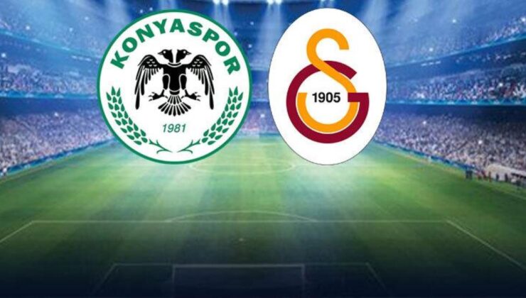 Deplasmanda Konyaspor ile karşılaşacak olan lider Galatasaray’ın ilk 11’i belli oldu