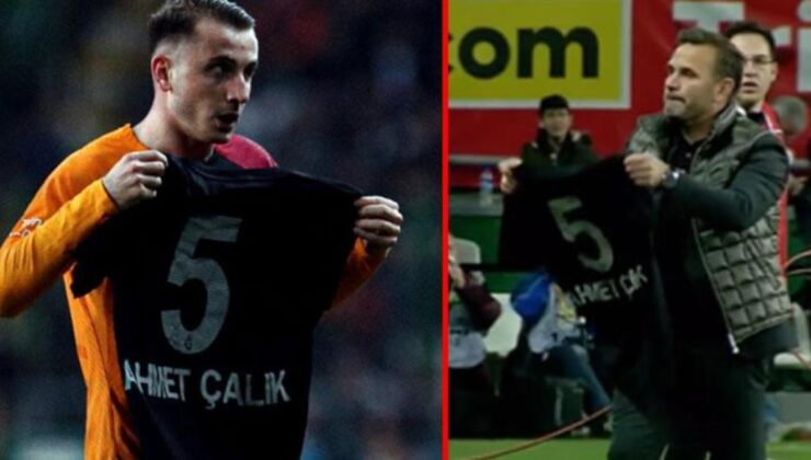 Duygu dolu anlar! Galatasaray, Ahmet Çalık’ı unutmadı