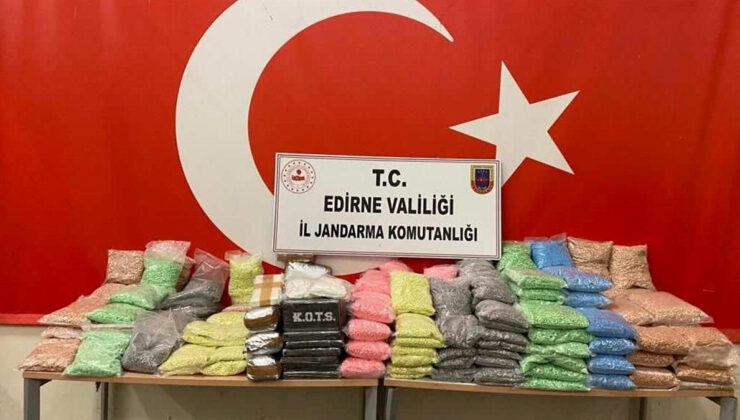 Edirne’de uyuşturucu operasyonları: 28 gözaltı