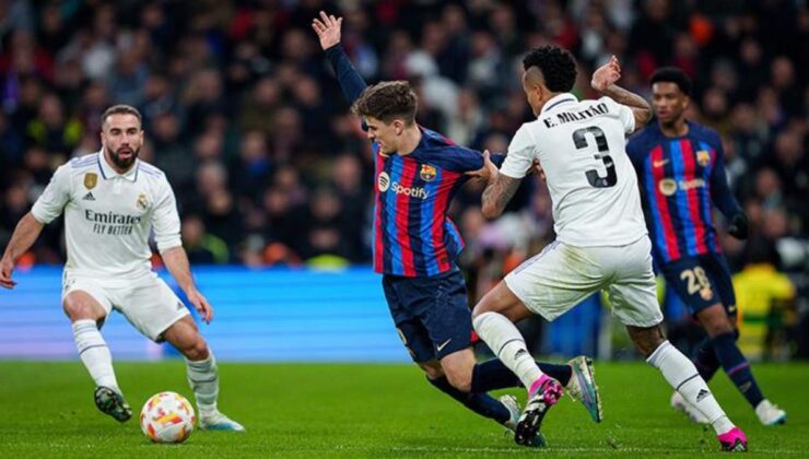 El Clasico’da zafer Barcelona’nın! Real Madrid, dev maçı isabetli şut atamadan tamamladı