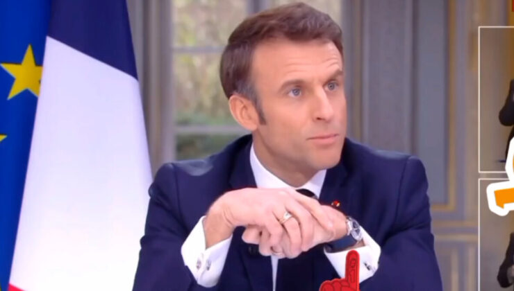 Emmanuel Macron, ekonomi konuşulurken pahalı saatini çıkardı