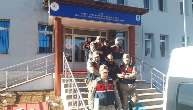 Erzurum’da taş ocağında hırsızlık! 3 şahıs tutuklandı