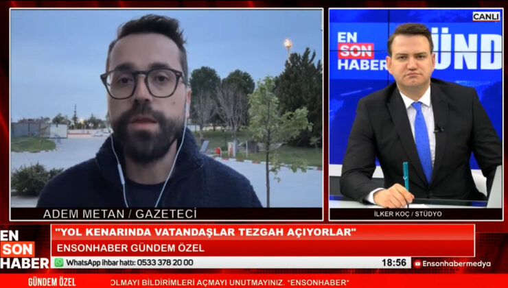 Gazeteci Adem Metan deprem bölgesinde son durumu değerlendirdi