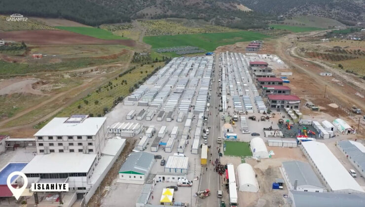 Gaziantep’in konteyner kentlerinde lojistik hizmetlerini Büyükşehir sağlıyor