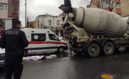 Gaziosmanpaşa’da beton mikseri kadını ezdi
