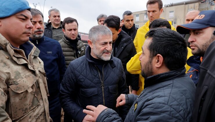 Hazine ve Maliye Bakanı Nebati, selden etkilenen Şanlıurfa’da incelemelerde bulundu