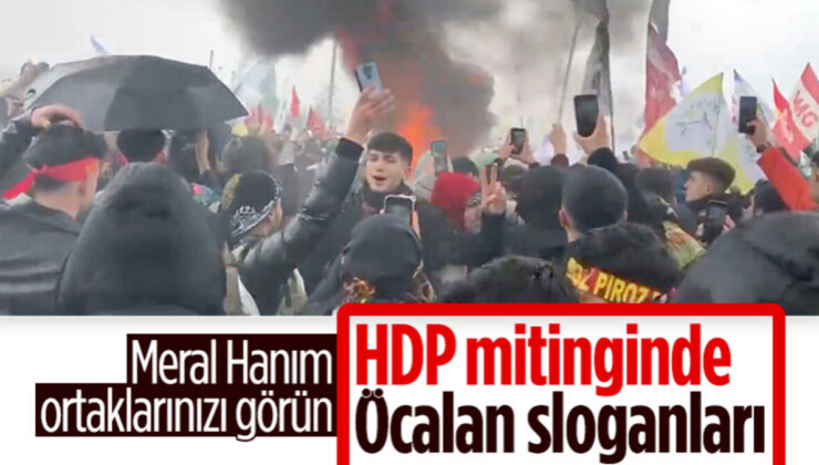 HDP’lilerin Nevruz kutlamasında PKK propagandası: Abdullah Öcalan için slogan atıldı