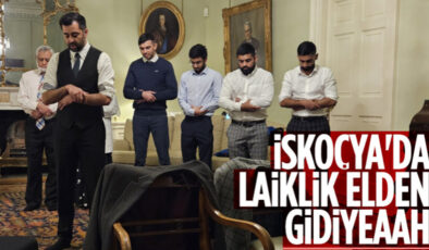 İskoçya’nın Müslüman başbakanının ilk günü: Resmi konutta namaz kıldırdı