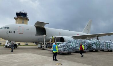 Japonya, NATO koordinasyonuyla Türkiye’ye ilk yardım uçuşunu tamamladı