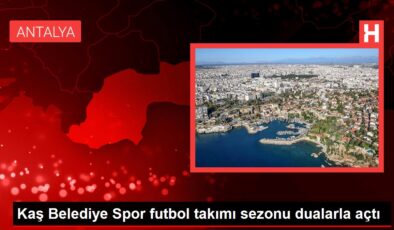 Kaş Belediye Spor futbol takımı sezonu dualarla açtı