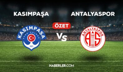 Kasımpaşa Antalyaspor maç özeti! (VİDEO) Kasımpaşa Antalyaspor maçı özeti izle! Kasımpaşa Antalyaspor maçı kaç kaç bitti?